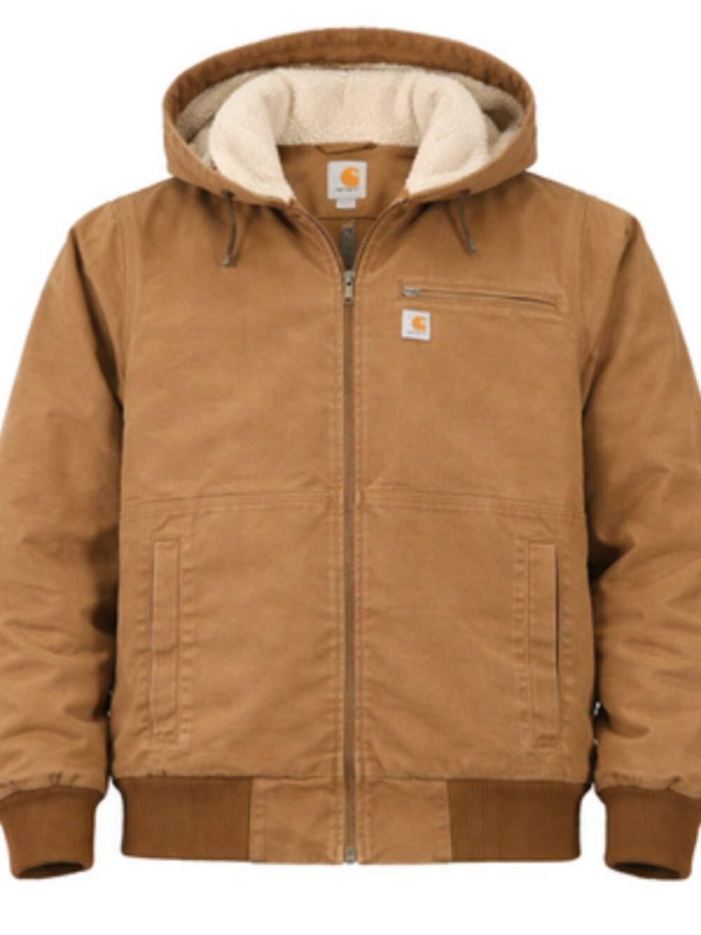 Carhartt Women’s Wildwood Jacket XL (16/18) Brown Yellowstone 100815-211
